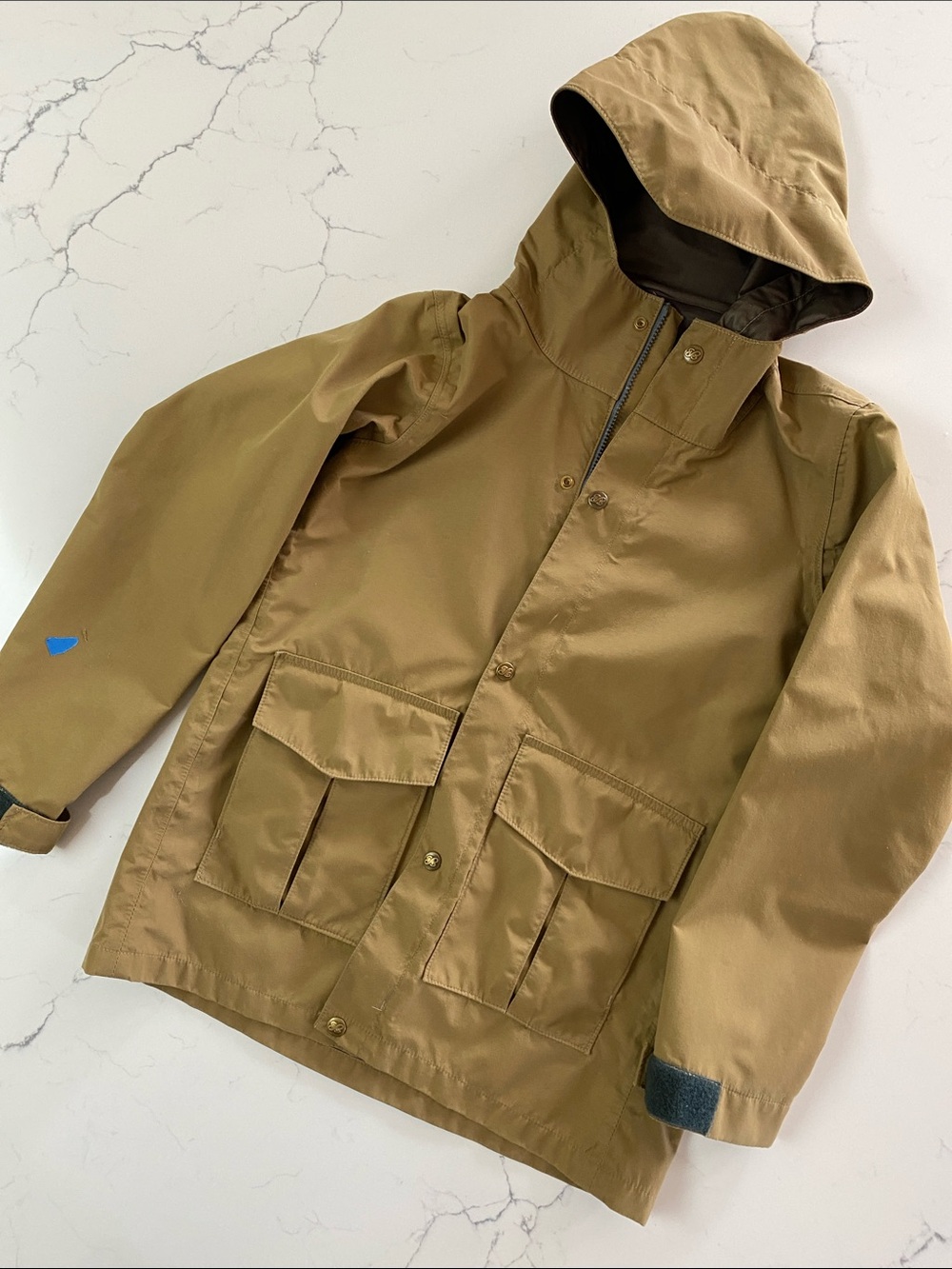 Eddie Bauer Hooded Field-Rain Jacket